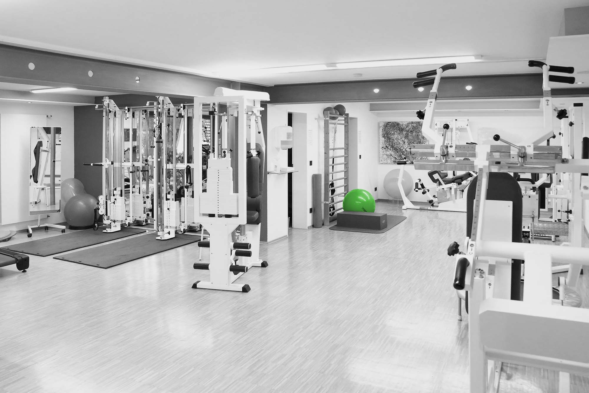 Trainingsraum, zweite Ansicht